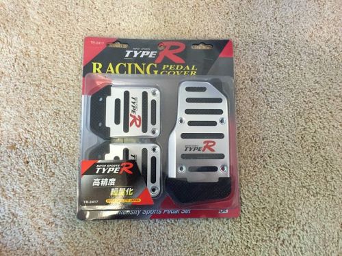 Racing pedal covers: moto sports type r. tr-2417
