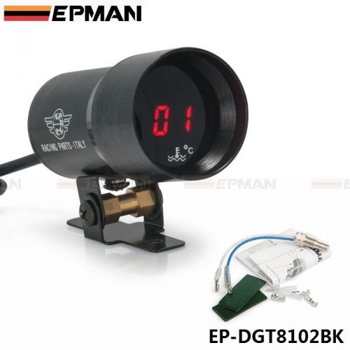 Micro digital water temperature gauge auto gauge 37mm supplied with sensor