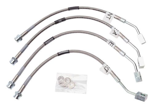 Brake hydraulic hose kit-street legal front rear fits 97-04 chevrolet corvette