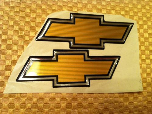 Pair nos vintage chevy emblem decal sticker &amp; **bonus stickers**