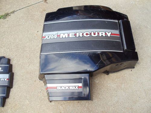 Mercury xr4 outboard cowl hood r side 150, 175, 200, 225 xr6 xr2 black max 1980s