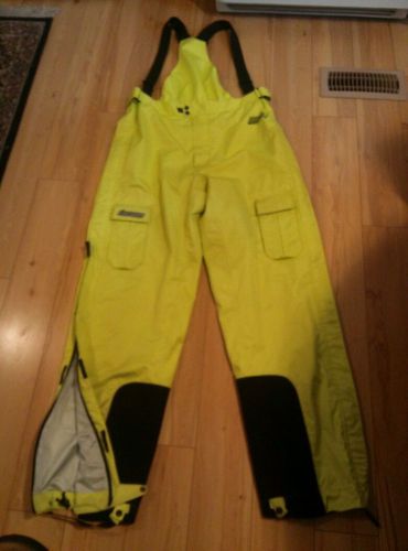 Icon racing mens pdx waterproof riding pants bibs hi-vis size 36