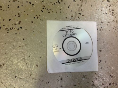 2010 infiniti g37 g 37 coupe service repair shop manual cd dvd brand new