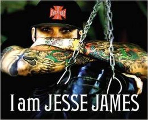 I am jesse james american outlaw biography book biker harley chopper custom new