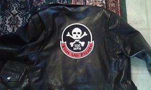 Ton up pirate 9 inch back patch. 59 club.triumph.cafe racer rocker norton bsa