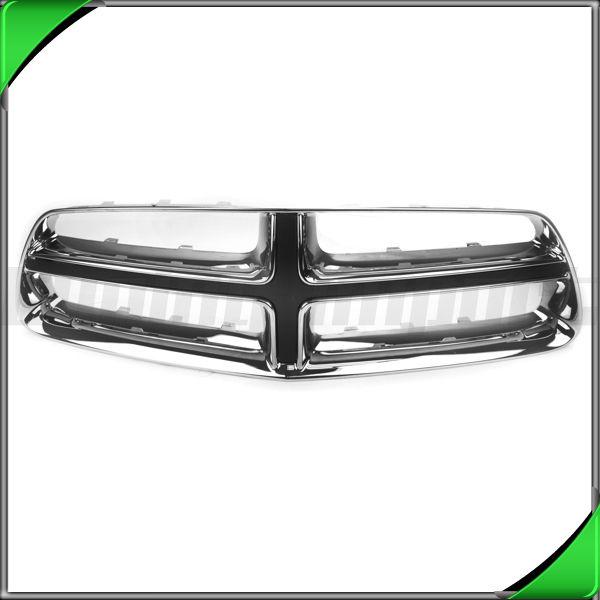 Black front grille molding for 2011-2013 dodge ch1210108 charger w/chrome outer