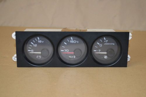 Jdm nissan skyline r32 gtr oem center gauge set batt volts oil temp boost