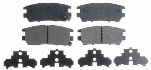 Raybestos sgd567c brake pad or shoe, rear-service grade brake pad