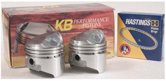 Kb piston kit 10.5:1 +.020 harley 80" evo big twin 1984-1999