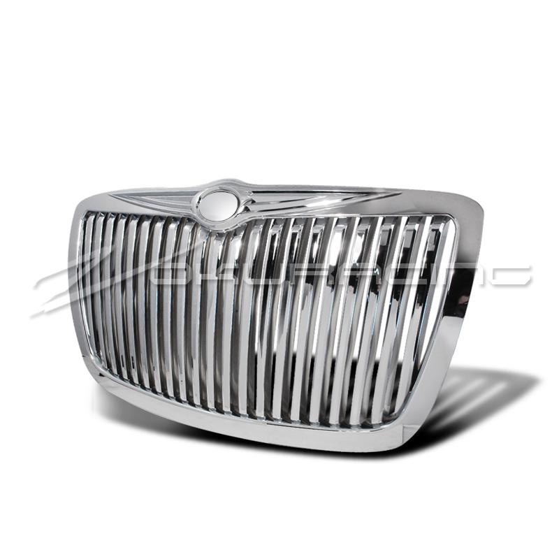 2005-2010 chrysler 300 300c chrome vertical grill grille