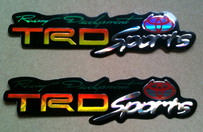 Stickers racing trd motocross toyota supra yaris vios sienna rav4 fj cruiser sr5