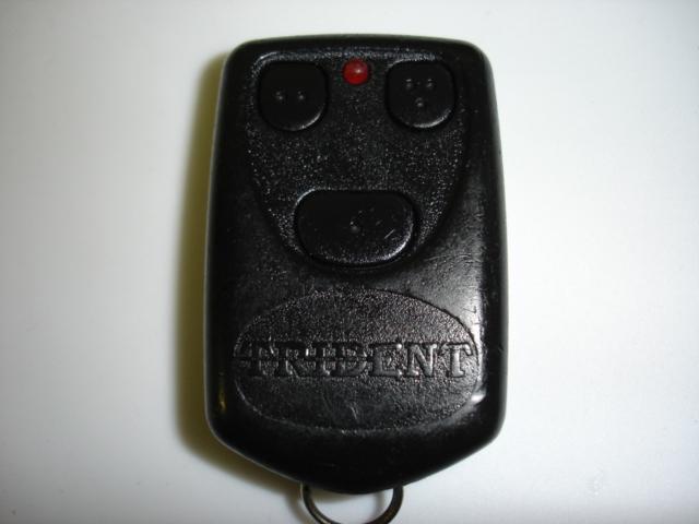 Trident black widow alarm keyless remote start entry 3 button j5523518t1