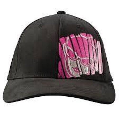 Arctic cat women&#039;s cat girl cap - black with pink graphic-5263-079