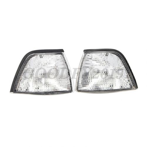 Coupe e36 92-98 bmw lights euro 4dr convertible pair corner clear 3-series