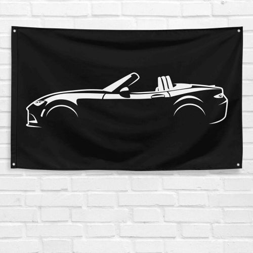 For mazda mx 5 roadster enthusiast 3x5 ft flag dad birthday gift banner