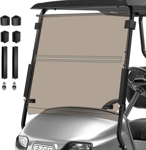 Golf cart foldable windshield for ezgo txt 2014+ models with 1&#034;×1&#034; strut rail