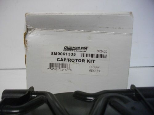 Mercury marine quicksilver mercruiser 8m0061335 distributor cap &amp; rotor kit oem