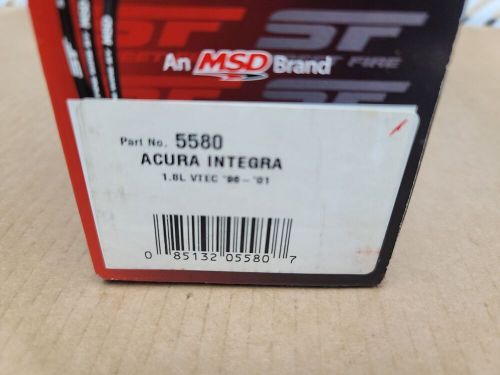 Msd high performance spark plug wire acura integra 1.8l vtec 5580