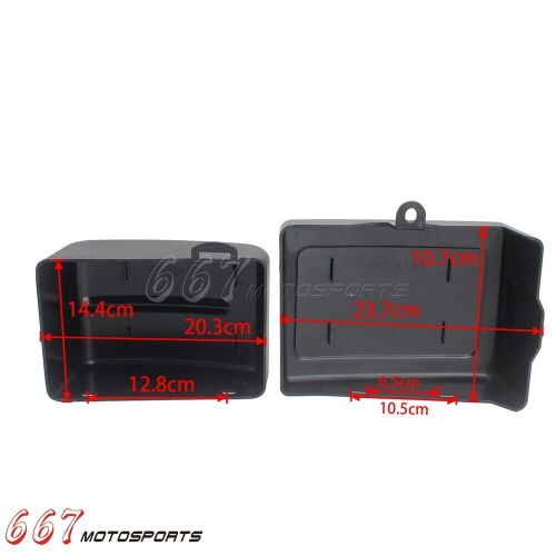 Motorcycle battery side covers for harley dyna fxd fxdb fxdc wide glide 2006-17