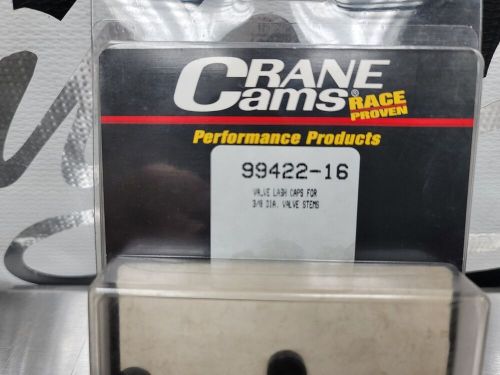 Crane cams high performance steel lash caps 99420-16 drag street race valve