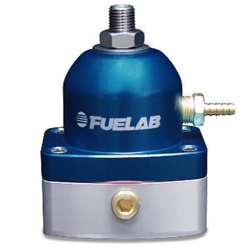 Fuelab 53501-3 universal blue efi adjustable mini fuel pressure regulator