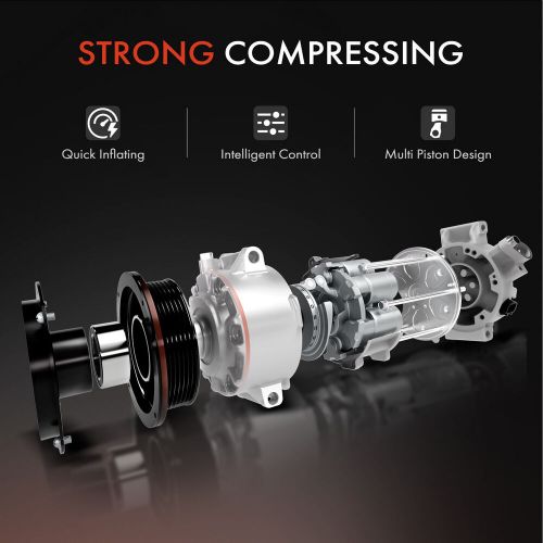 A/c compressor with clutch for chevrolet sonic 2012 l4 1.8l 6 groove csp15 style