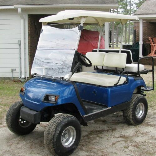 Folding style clear windshield for yamaha g22 2007 golf cart 07