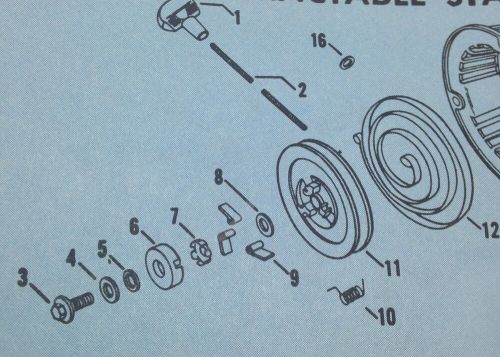 Kohler 33 089 05 recoil spring brake for single &amp; twin cylinder engine nos oem