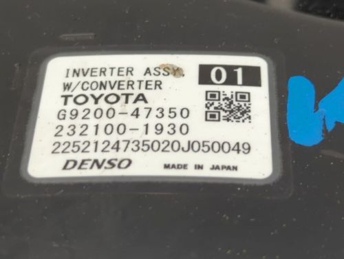 2020-2022 toyota corolla hybrid dc synergy drive power inverter gq2t5