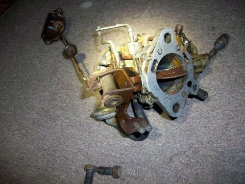 1965 plymouth valiant barracuda dodge dart 225-6cyl carburetor &amp; air cleaner lot