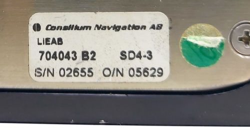 Consilium sal sd4-3 704043 b2 log display speed indicator