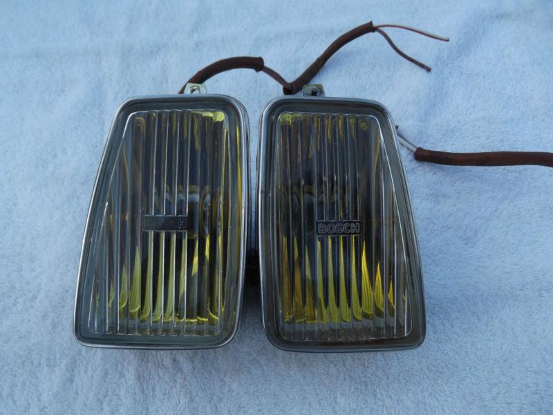 1984 500sel mercedes benz w126 bosch fog lights with bulbs - pair