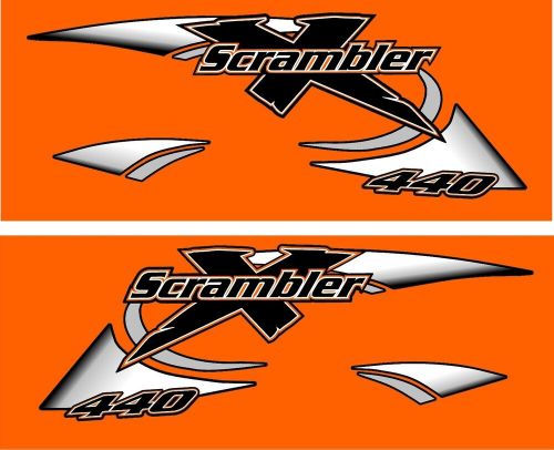 2002 polaris scrambler x 440 atv decal kit