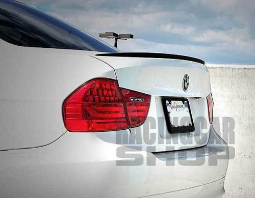 Unpainted frp primer m3 type trunk boot lip spoiler for bmw e90 2006-2011