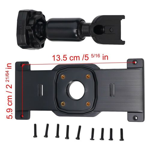 Rear view mirror metal back plate panel + mirror dash cam mount for car dvr new