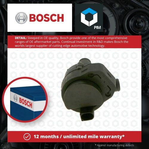 Water pump for parking heater fits mercedes c320 s204, w204 3.0d 07 to 09 bosch