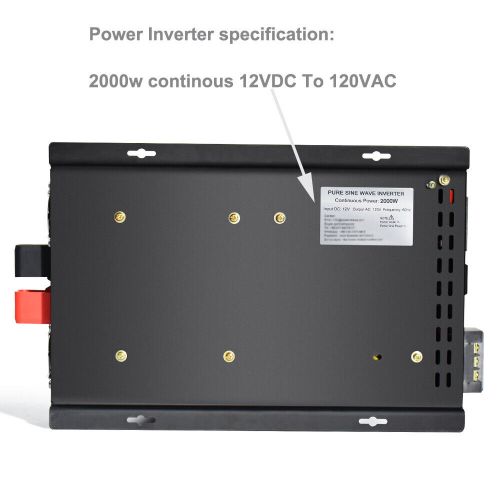 2000watt pure sine wave inverter 36v to 110v 220v off grid solar power home rv