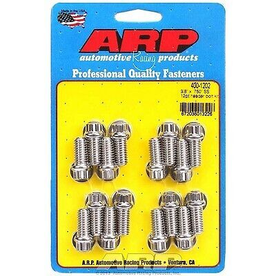 Arp s/s header bolt kit - 3/8 x .750 uhl (16) 400-1202