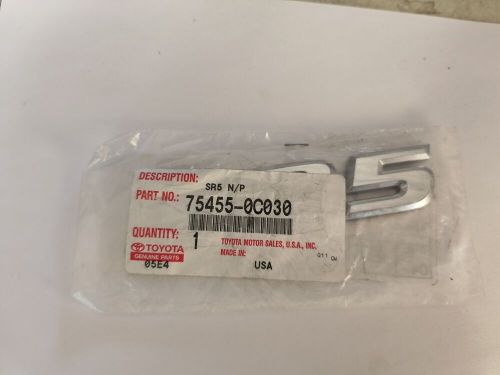 Toyota sequoia sr5 rear trunk emblem new genuine oem