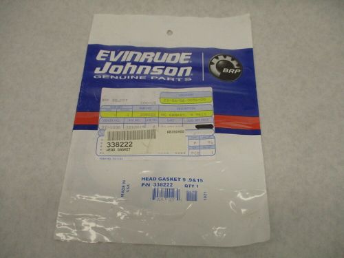 0338222 338222 head gasket omc evinrude johnson outboard 9.9 &amp; hp