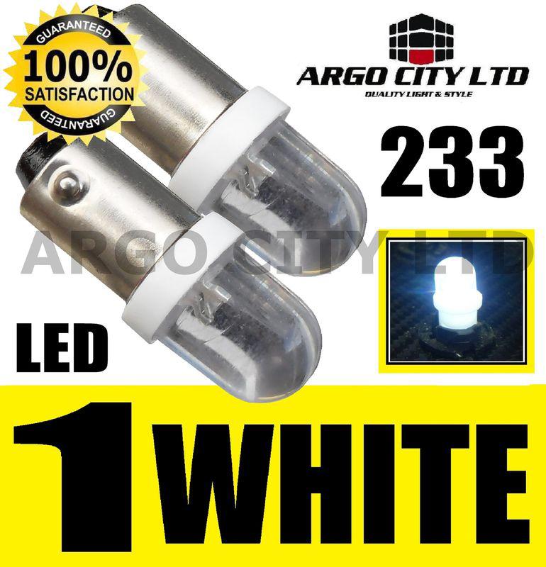 2x 233 ba9s t4w xenon led white sidelight bulbs isuzu trooper