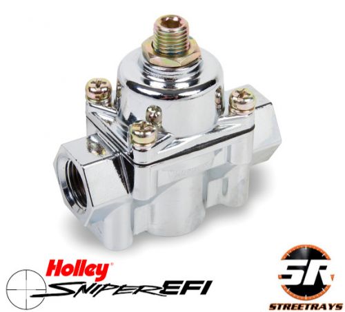 Holley genuine sniper 80000103 4.5-9 psi fuel pressure regulator - carbureted