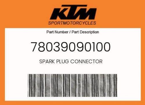 Ktm genuine spark plug connector - 78039090100