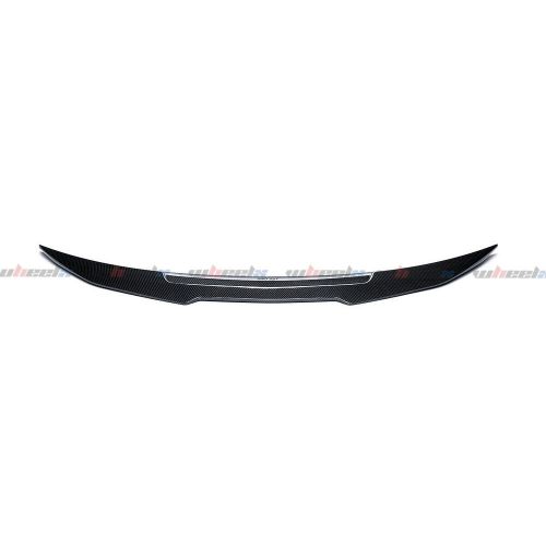 Psm carbon fiber style duckbill trunk spoiler for 14-20 audi a3 s3 rs3 8v sedan