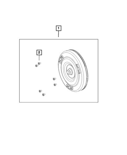 Genuine mopar torque converter kit rl257208aa