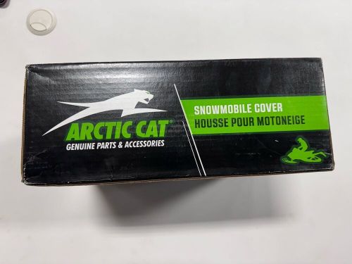 Arctic cat blast premium oem snowmobile cover - black &amp; white- 8639-361