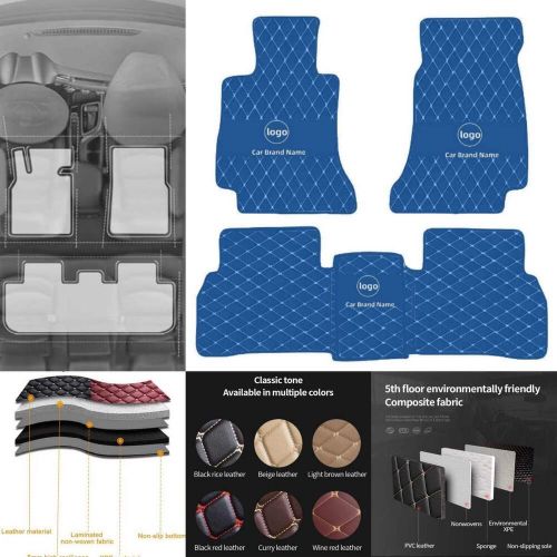 For infiniti all series car floor mats foot pads pu leather custom carpets rugs