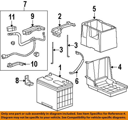 Honda oem 31512ta0a10 battery-hold down