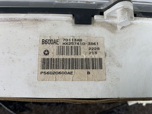 1998-1999 dodge ram 2500 5.9l cummins gauge cluster auto oem p56020600ae