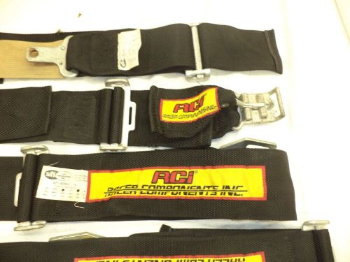 Rci racing seat belts black #2